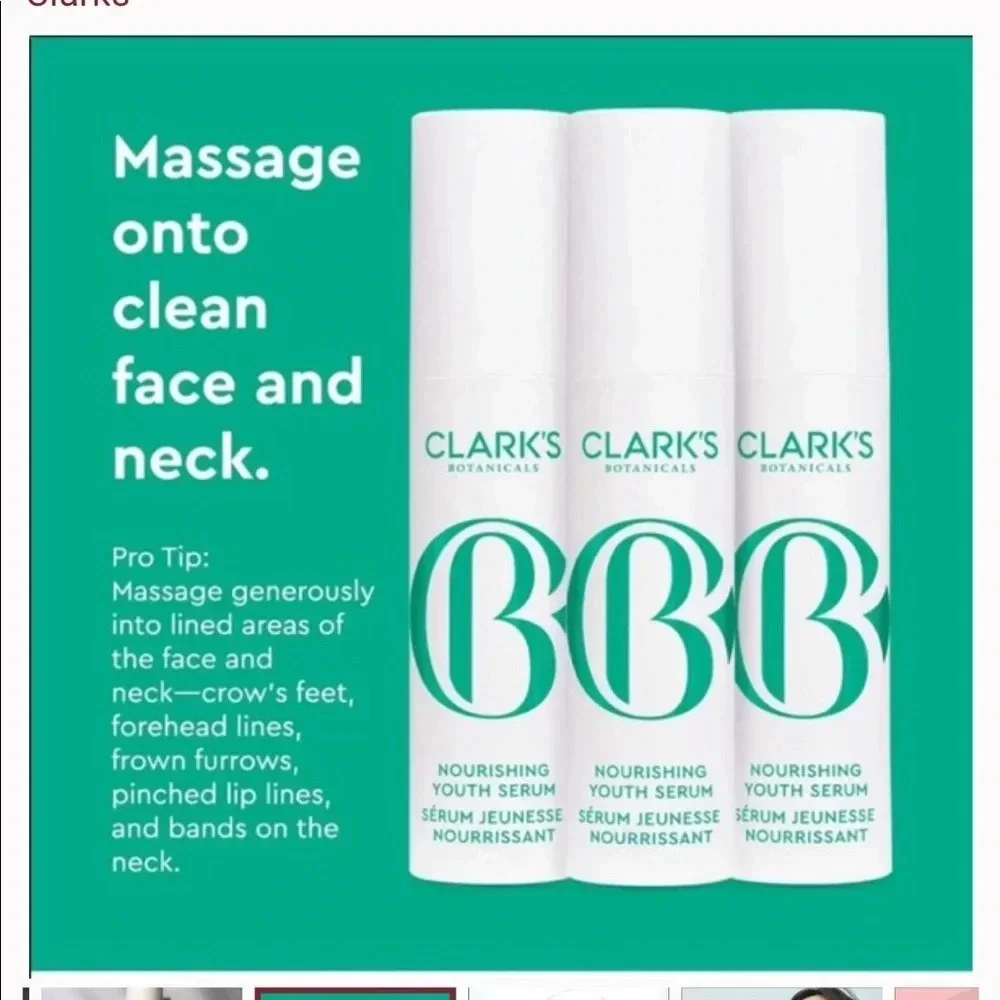 - Clark’s Botanicals Nourishing Youth Serum